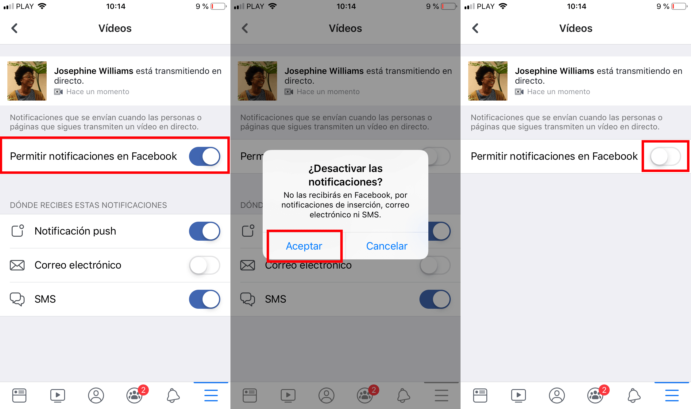 Cómo Desactivar Las Notificaciones De Facebook Live 9884